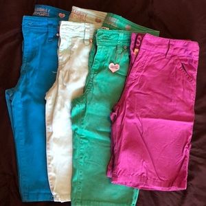 Girls knee length shorts